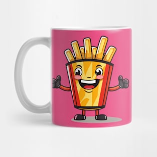 kawaii french fries T-Shirt cute potatofood Mug